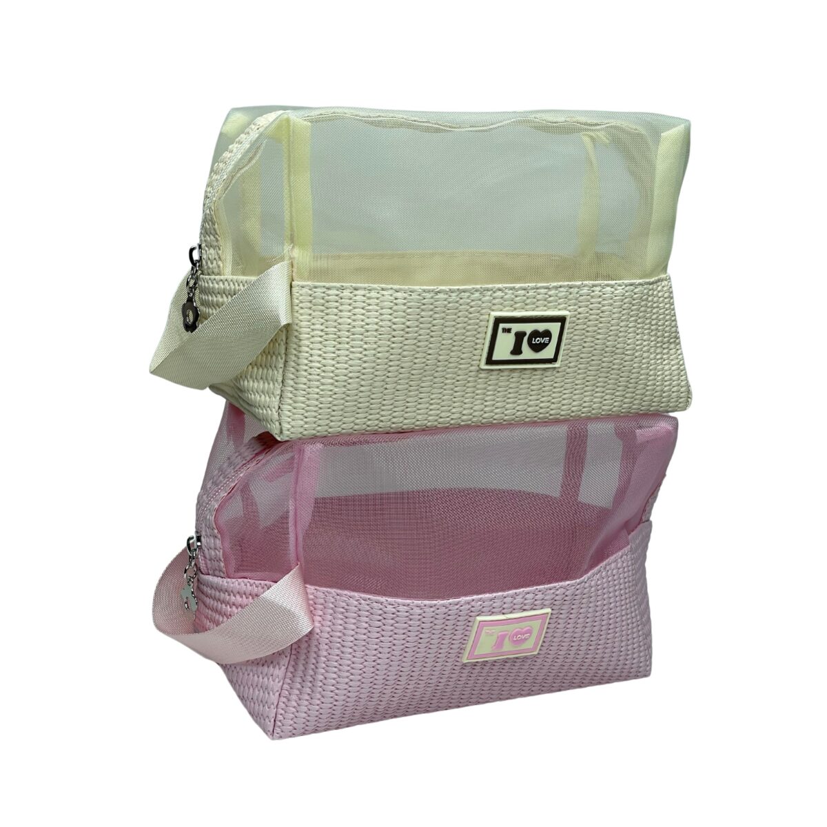 Mesh Makeup Bag Front View