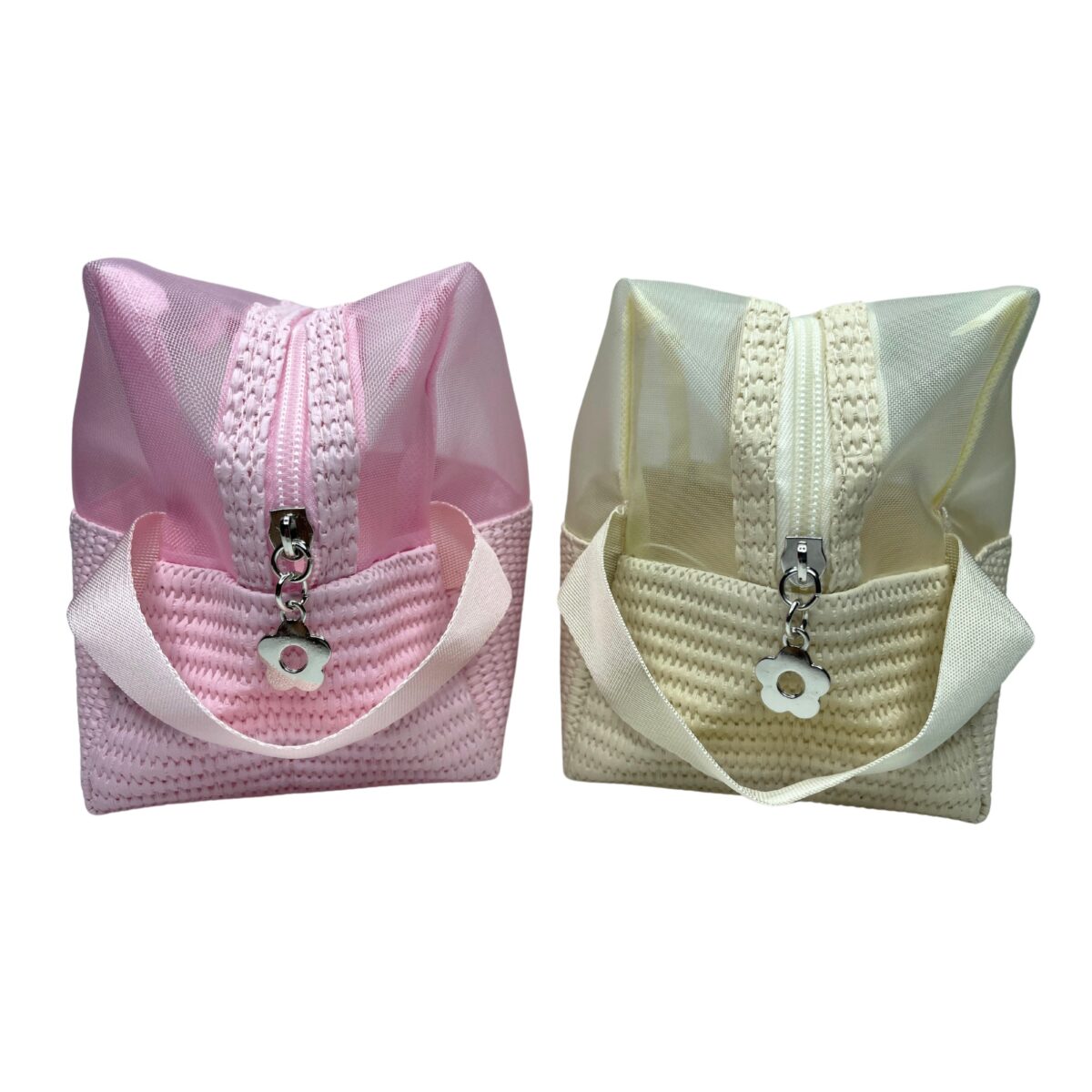 Mesh Makeup Bag Side View